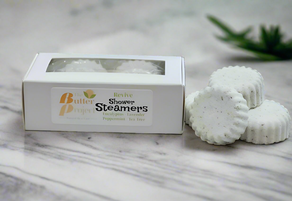 Add Revive Shower Steamers to your shower routine to clear sinus congestion and improve your mood.